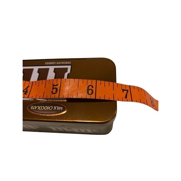 M&Ms Empty Collectible Tin Storage Container Brown - Picture 10 of 13